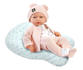 Guca 894 NEW BORN - realistická panenka miminko s měkkým látkovým tělem - 36 cm