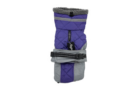 Kairo zimní bunda pro psa s kožichem Barva: Fialová, Délka zad (cm): 42, Obvod hrudníku: 42 - 58 cm