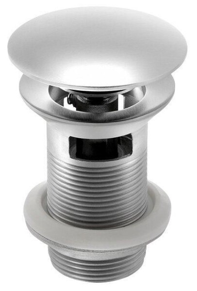 SAPHO - MINIMAL umyvadlová výpust 5/4“, click-clack, velká krytka, nerez mat MI057