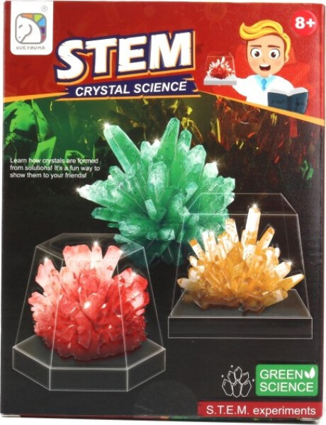 Sada rostoucí krystaly