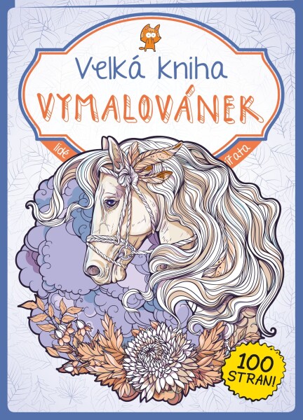 Velká kniha Vymalovánek (fialová) - kolektiv