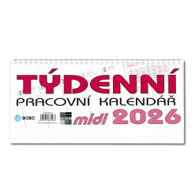 Stolní kalendář 2026 pracovní MIDI