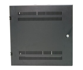 XtendLan 19" nástěnný vertikální rozvaděč 2U+4U 540x150, perforované dveře, černý EDF_10102669