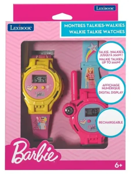LEXIBOOK Hodinky s vysílačkou Barbie
