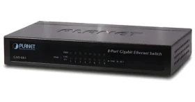 Planet 8portový Gigabit switch / Switch / 8x RJ-45 10/100/1000 / Neřízený / Desktop (GSD-803)