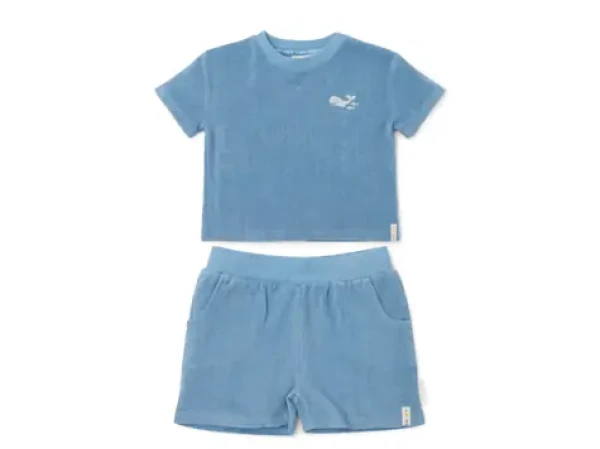 Little Dutch Tričko a kraťasy Ocean Sea Life Blue vel. 86/92 (CL25034403LD)