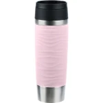 Emsa Travel Mug Waves Grande 0.5l růžová / Termohrnek / nerezová ocel (N2022700)