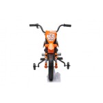 Mamido Dětská elektrická motorka Cross Pantone 361C oranžová