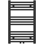 CERANO - Koupelnový elektrický radiátorový set Benito - 300W - černá matná - 700x450 mm CER-606621