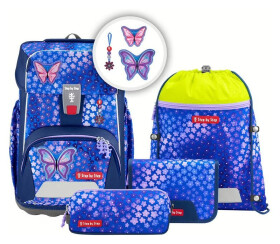Školní aktovka GIANT Butterfly Maja 5 dílný set, AGR certifikát