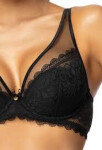 Dámská push-up podprsenka Estelle M-0198/11 Černá - MAT černá 70D