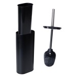 Erga Malavi, silikonový WC kartáč na postavení, černá, ERG-YKA-CH.MALAVI-BLK