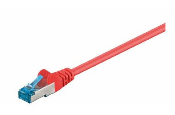 MicroConnect CAT6a S/FTP 0.5m červená / LSZH (SFTP6A005R)