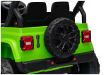 Mamido Elektrické autíčko Jeep Rubicon 24 V 2x200 W zelené