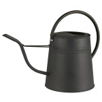Ib Laursen Kovová konev na zalévání Matt Black 2,3 l, černá barva, kov