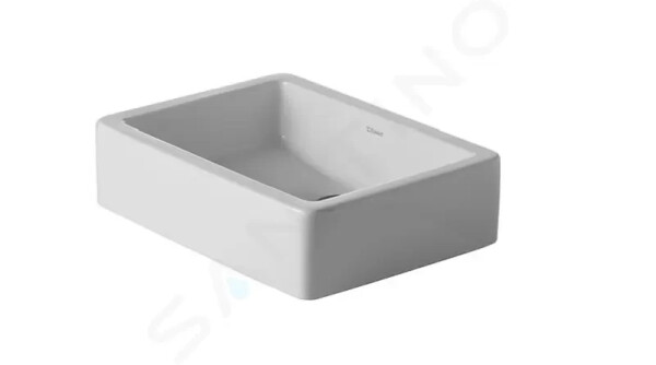 DURAVIT - Vero Umyvadlo na desku, 500x380 mm, bez přepadu, bílá 0455500000