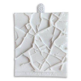 Dortisimo Silikonová forma MoleekS Urban Fracture by Sophia Fox 18 x 21,5 cm