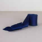 Bella Rose Saténová stuha 4 cm – Navy Blue (4,5 m), modrá barva, textil