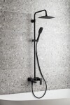 KFA - LOGON sprchový set s otočnou hubicí, černá 5136-915-81