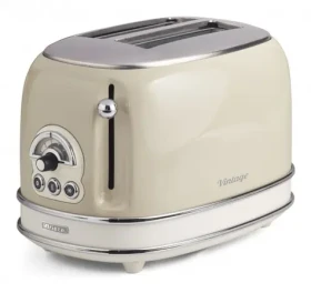 Ariete 155 Vintage béžová / Toustovač / 2 topinky / 810 W / 6 stupňů opečení (0155CR)