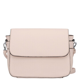 Moderní dámská koženková crossbody kabelka Mirona, růžová