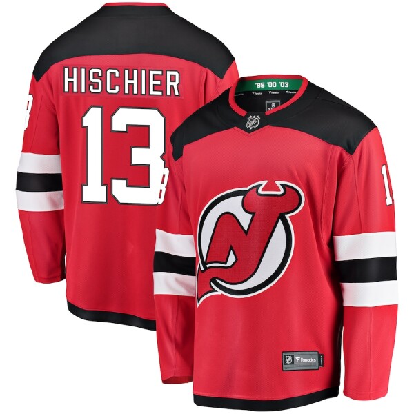 Outerstuff Dětský dres Nico Hischier New Jersey Devils NHL Premier Home Velikost: L/XL