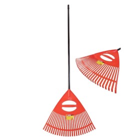 Hrábě plastové 26 zubů s násadou 1500mm 99414