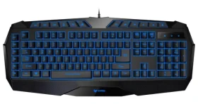 Rapoo VPro V52 černá / Herní klávesnice / podsvícená / drátová / USB / CZ+SK layout (18004)