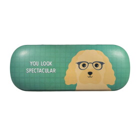 Sass & belle Pouzdro na brýle Cockapoo, zelená barva, plast