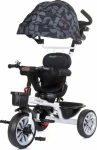 CHIPOLINO Tříkolka se stříškou Matrix 2v1 Ebony