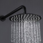 REA - Dešťová sprcha Black Matt 25cm REA-P0501