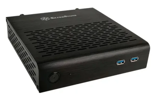 SilverStone SST-PT13B-USB3.0 Petit černá / Thin Mini-ITX / 2x USB 3.0 / bez zdroje / VESA 100 (SST-PT13B-USB3.0)