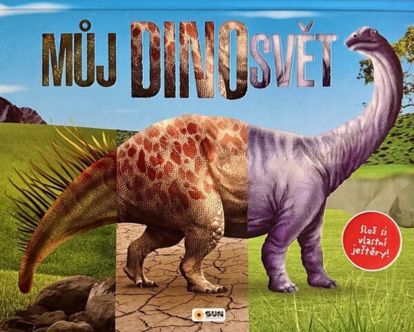 Můj Dino Svět - Slož si vlastní ještěry - XL Kniha