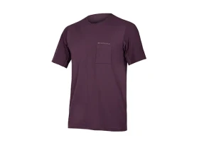 Endura GV500 Foyle pánské triko krátký rukáv Aubergine vel. M
