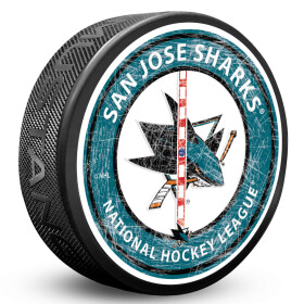 Mustang Puk San Jose Sharks NHL Center Ice
