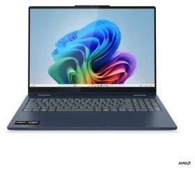 Lenovo IdeaPad 5 2-in-1 16AKP10 modrá / Notebook / 16" WUXGA T / AMD Ryzen AI 5 340 / 16GB / 512GB SSD / AMD Radeon (83KU003XCK)