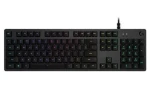 Logitech G512 Carbon černá / Herní klávesnice / ES layout / kabel USB-A 2.0 / 1x USB-A 2.0 / RGB Lightsync (920-009344)