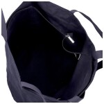 Trendy textilní dámská kabelka na rameno Bellinda, tmavě modrá