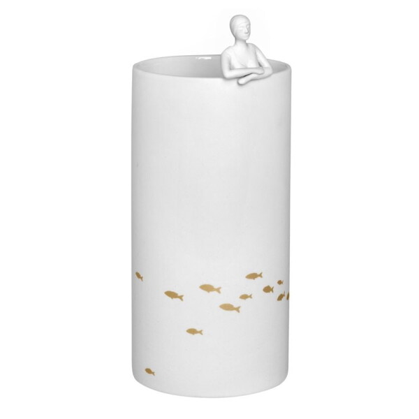 Räder Porcelánová váza Pond, bílá barva, porcelán