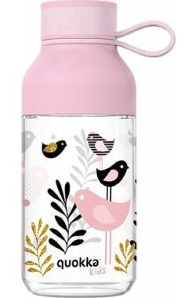 Quokka Ice Kids with strap 430ml Birds / Láhev na vodu / poutko / tritan (8412497401529)