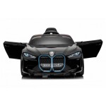 Mamido Elektrické autíčko BMW i4 černé 12V7Ah EVA kola ECO Kůže