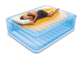 Nafukovací postel Thermalux Queen - Alltoys Intex