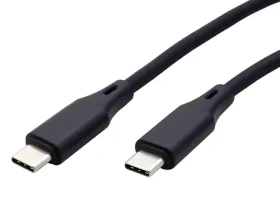 ROLINE černá / Kabel USB-C (M) - USB-C (M) / silikonový / 60W / 1 m (11.02.9120)