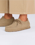 Birkenstock Utti Lace Suede Leather Gray Taupe 41