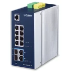 Planet IGS-6325-8T4X / Switch průmyslový / L3 Managed / 8x Gigabit RJ-45 / 4x 10G SFP+ / IP30 (IGS-6325-8T4X)