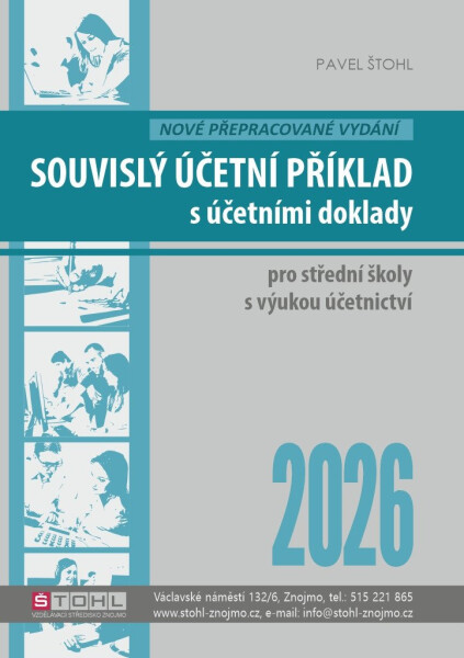 Souvislý účetní příklad s účetními doklady 2026 - Pavel Štohl