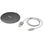 ZENS bezdrátová indukční nabíječka Aluminium Series Dual Wireless Charger ZEDC10W/00 Výstup Qi standard, USB A bílá