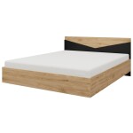 FRONTI Postel ASTON 165x205 - dub + černá