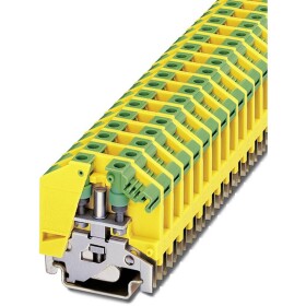 Phoenix Contact 0790556 trojitá svorka ochranného vodiče 10 mm šroubový spoj zelená, žlutá 50 ks
