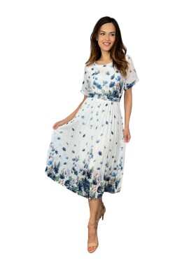 HOSH Šaty Mira Velikost: UNI, Barva: Modrá